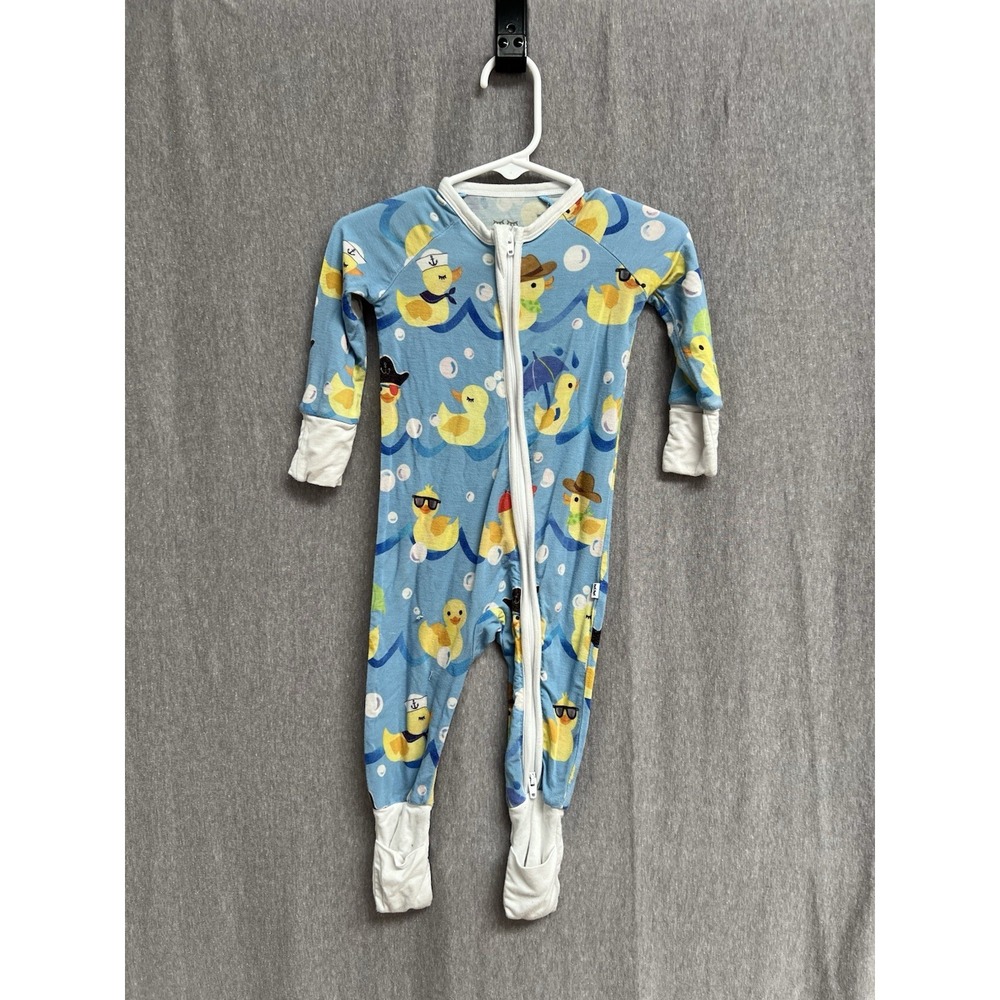Little Sleepies SPLISH SPLASH RUBBER DUCKY Zippy Pajamas 3-6 Months